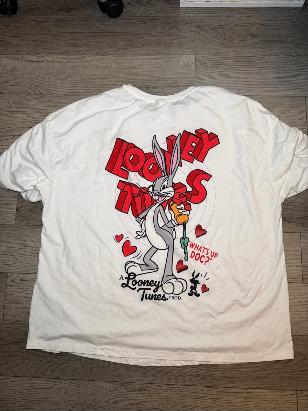 Warner Bros Looney Tunes Bugs Bunny T-shirt XL - Picture 1 of 6